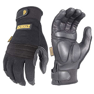 Dewalt Vibration Absorption Leather Glove DPG250L