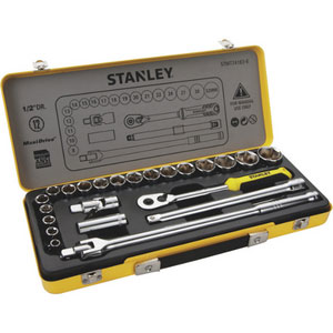 Stanley Socket Set, STMT74184-8, 24 Pcs/Set